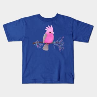 Galah cockatoo digital illustration Kids T-Shirt